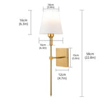 Applique murale sans fil rechargeable avec télécommande
