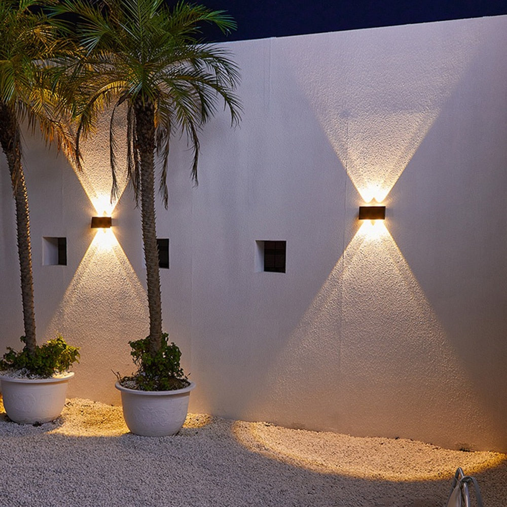 Applique solaire LED extérieure, détecteur crépusculaire, IP65