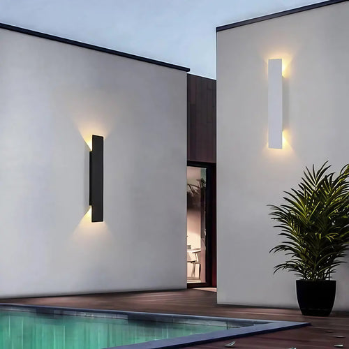 Applique murale extérieure LED étanche, de 2 W à 24 W, blanc