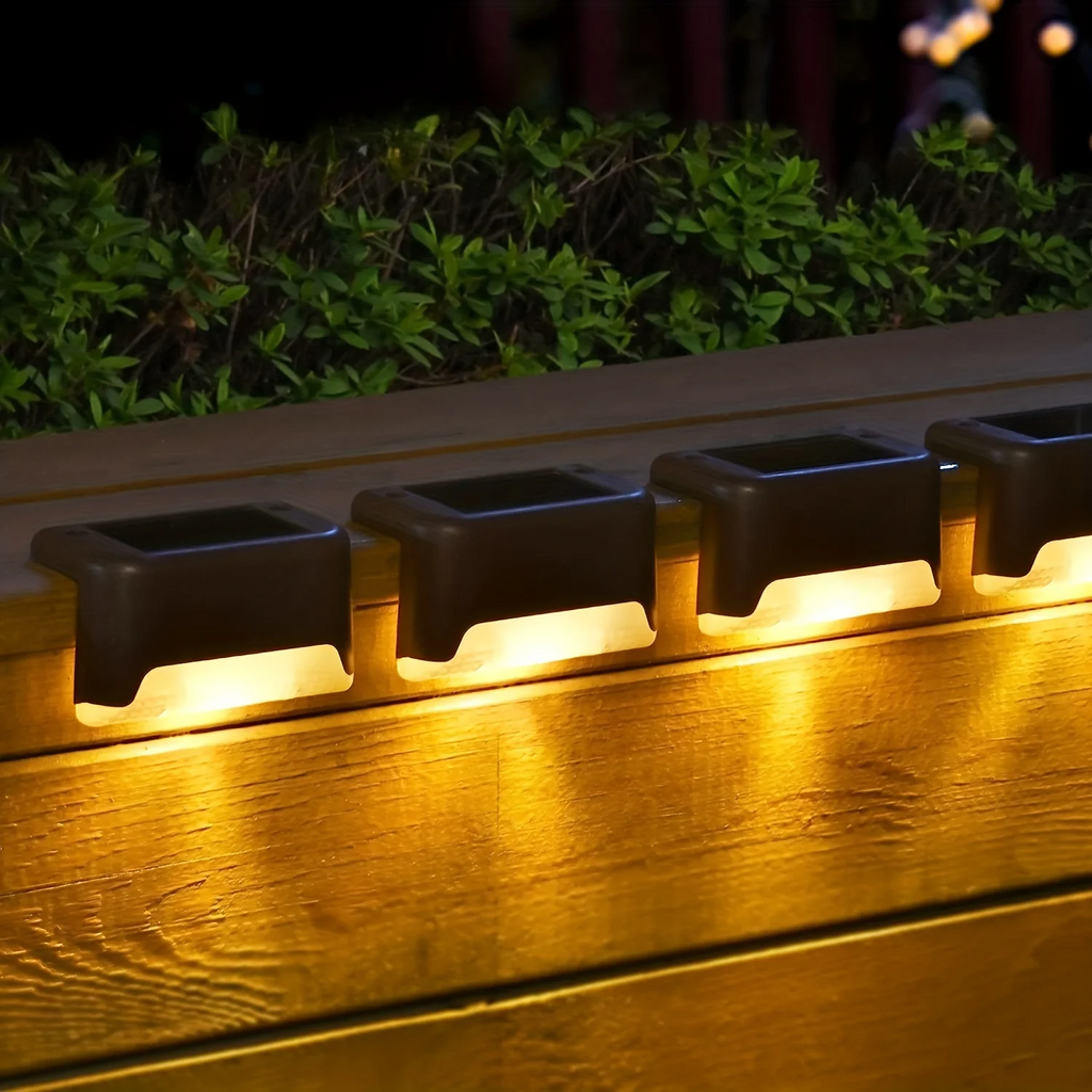 Appliques solaires LED de jardin, allumage automatique, par lot
