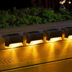 Appliques solaires LED de jardin, allumage automatique, par lot