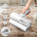 Aspirateur à main sans fil pour matelas, lumière UV et vibration