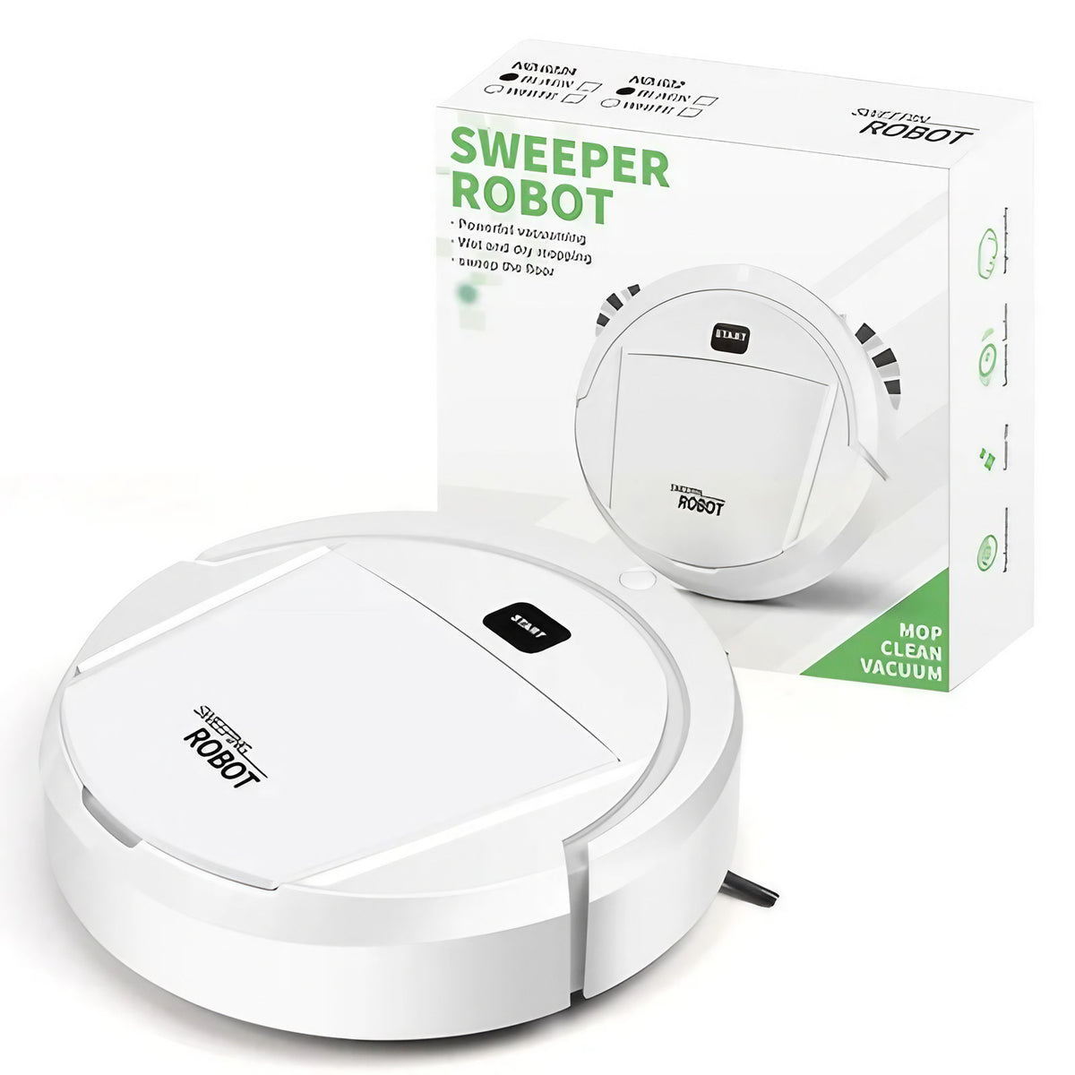 Aspirateur robot autonome à capteurs, 90 minutes d'autonomie