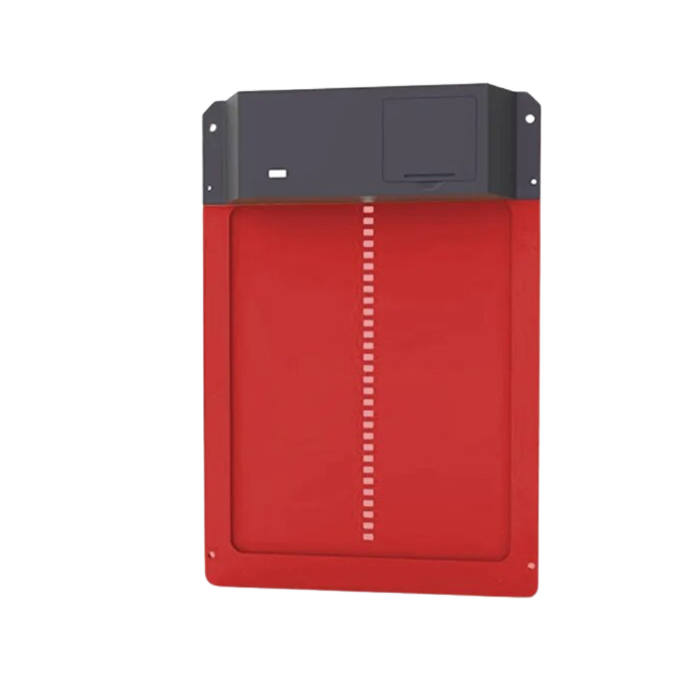 Porte de poulailler automatique, ouverture selon la lumière, rouge