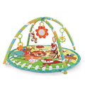 Tapis d'éveil bébé avec jouets suspendus et balles, cinq motifs