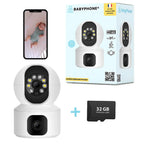 Babyphone caméra HD sans fil, détection de mouvement