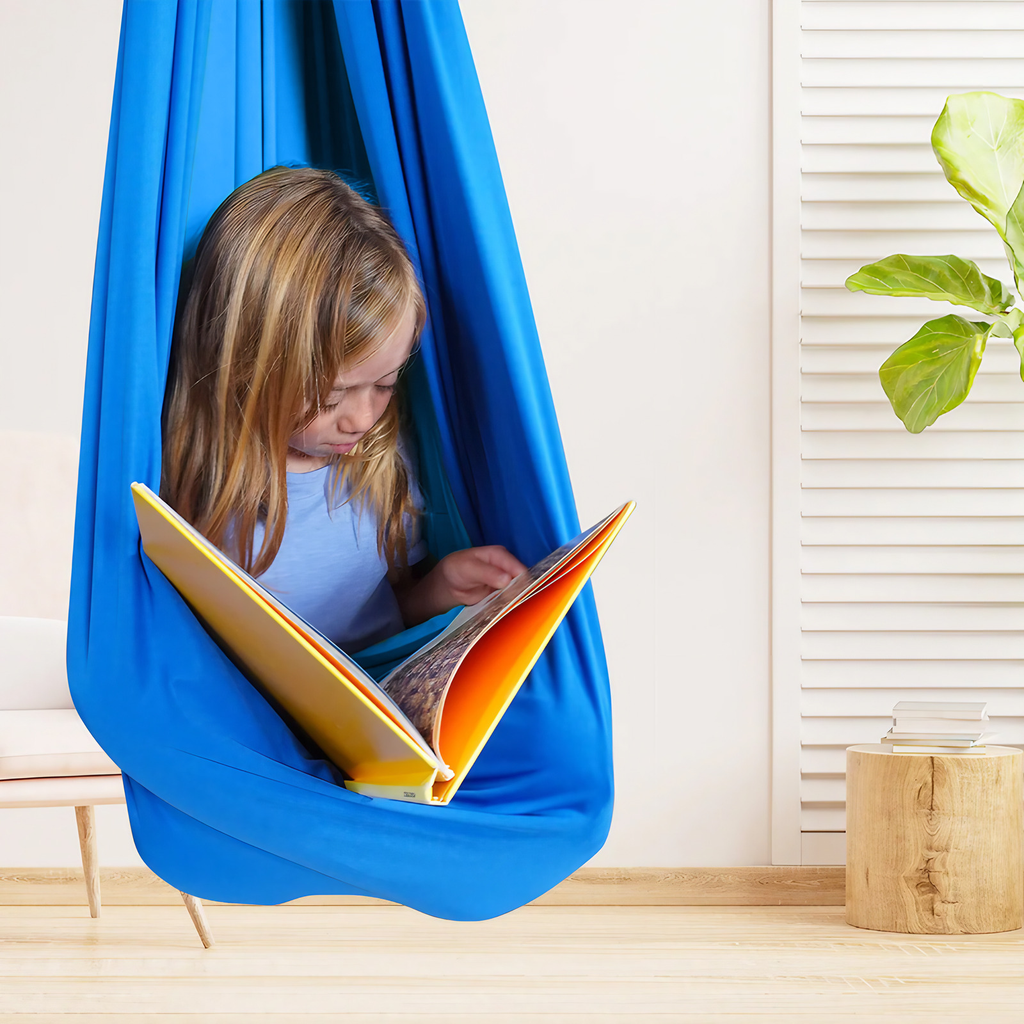 Balançoire sensorielle enfant en tissu, jusqu'à 70 kg, cinq coloris