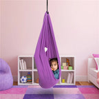 Balançoire sensorielle enfant en tissu, jusqu'à 70 kg, cinq coloris, pourpre