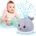 Jouet de bain baleine lumineuse à jets d'eau pour enfant