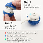 Balle interactive pour chien qui roule seule, rechargeable USB