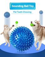Balle à picots pour chien de 11 cm, pour lancer et mâcher