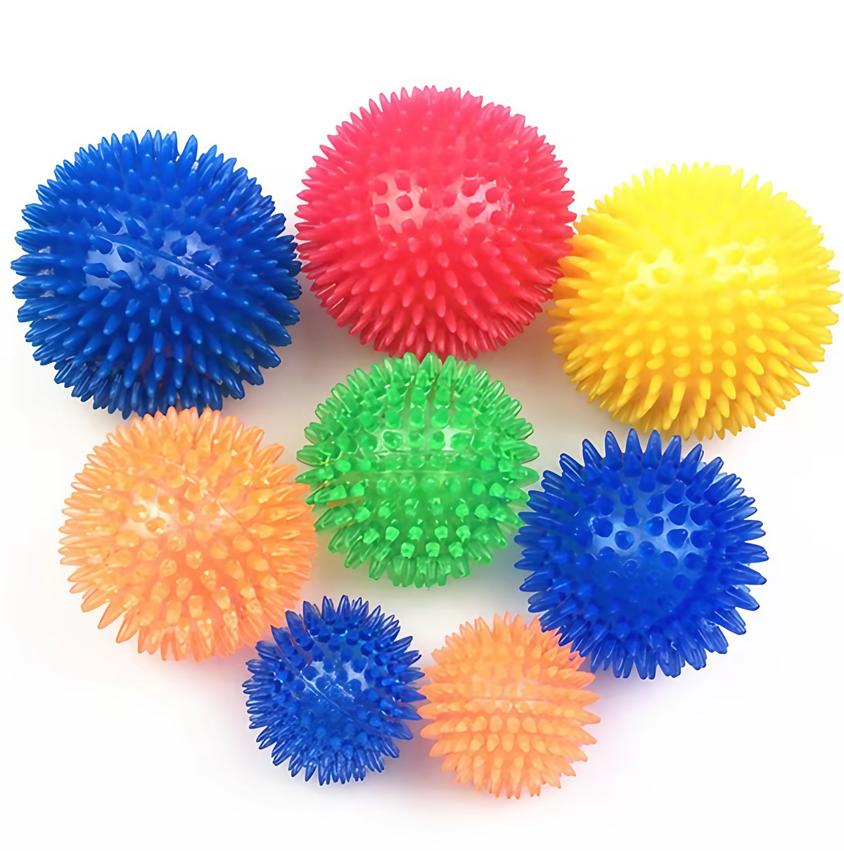 Balle à picots pour chien de 11 cm, pour lancer et mâcher