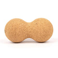 Balle de massage double en liège, forme cacahuète, 16 x 8 cm
