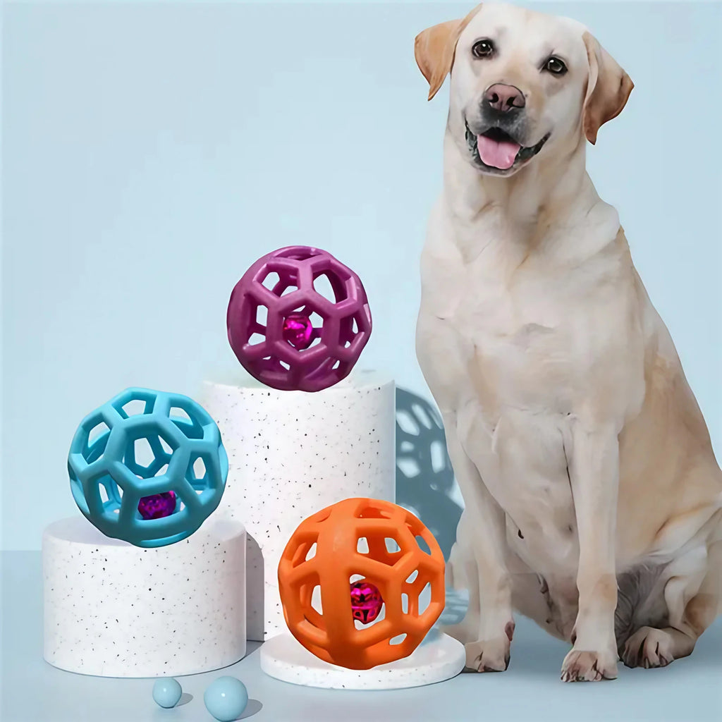 Balle de reniflement pour chien à picots, avec ou sans cloche