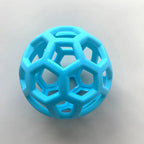 Balle de reniflement pour chien à picots, avec ou sans cloche, bleu sans cloche