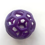 Balle de reniflement pour chien à picots, avec ou sans cloche, pourpre sans cloche