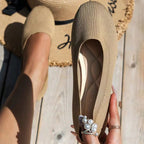Ballerines femme antidérapantes à semelle intérieure ergonomique