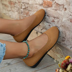 Ballerines femme antidérapantes à semelle intérieure ergonomique