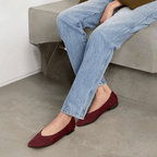 Ballerines femme à bout pointu, semelle souple, du 35 au 43