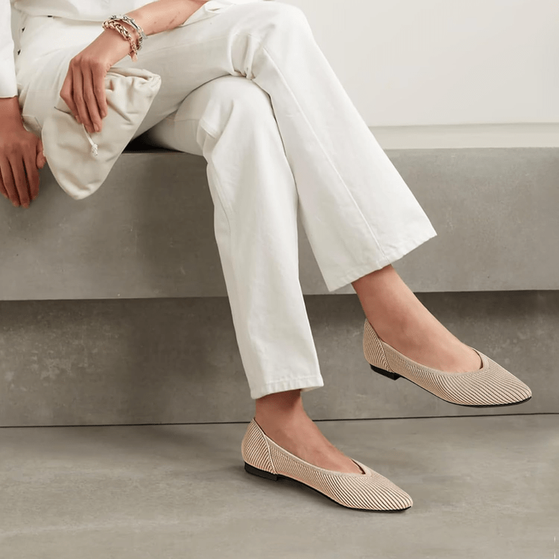 Ballerines femme à bout pointu, semelle souple, du 35 au 43