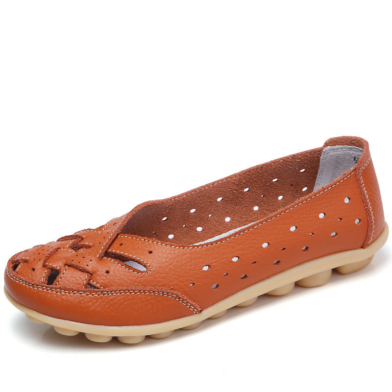 Ballerines confortables femme, semelle épaisse de 4 cm