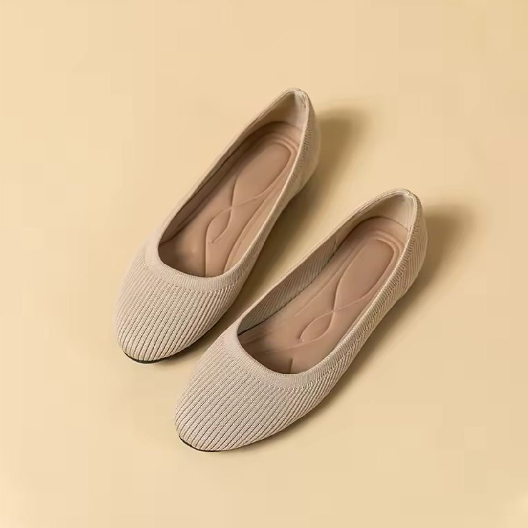 Ballerines orthopédiques femme, semelle ergonomique, neuf coloris, kaki