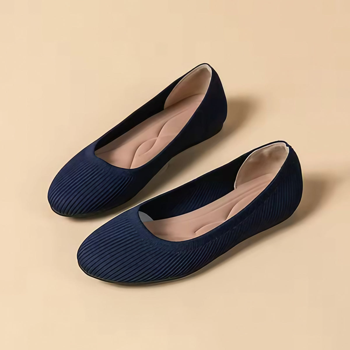 Ballerines orthopédiques femme, semelle ergonomique, neuf coloris, bleu