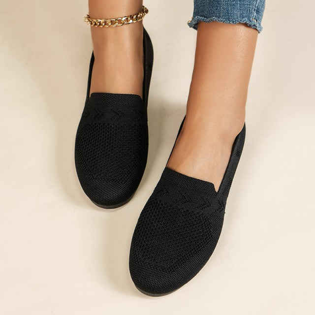 Ballerines femme légères et aérées, quatre coloris, du 36 au 43, noir