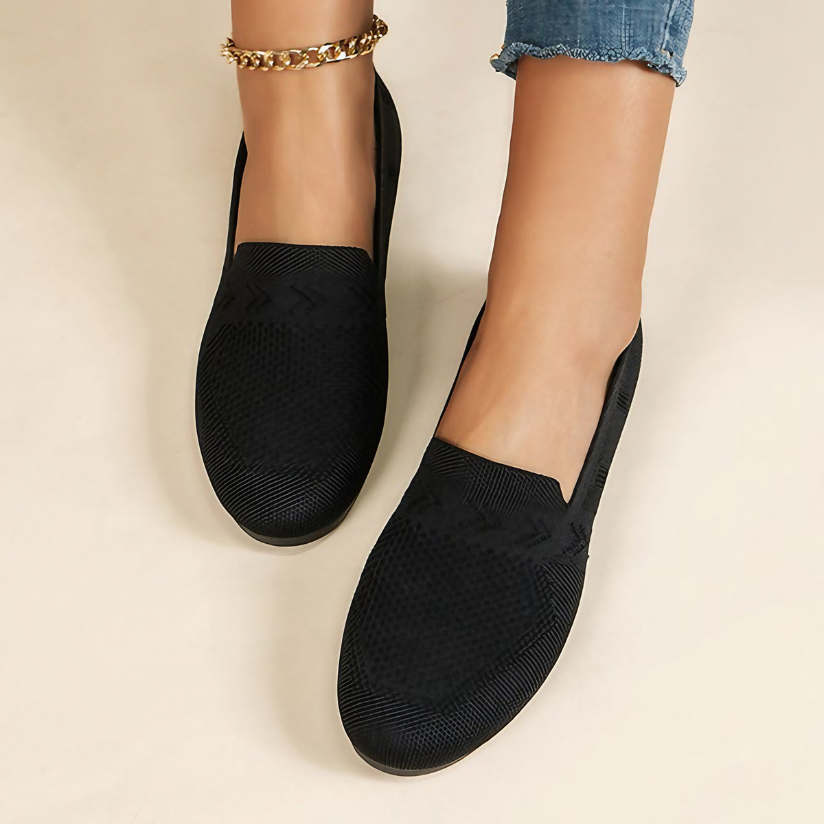 Ballerines femme légères et aérées, quatre coloris, du 36 au 43, noir