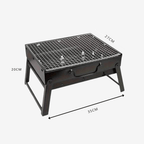 Barbecue de table pliable au charbon, 35 x 27 x 20 cm
