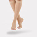 Bas de compression courts, classe 1 ou 2, noir ou naturel, naturel