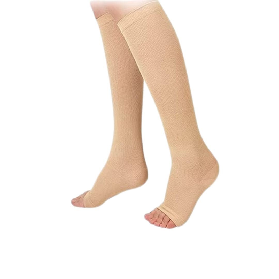 Bas de compression courts, classe 1 ou 2, noir ou naturel