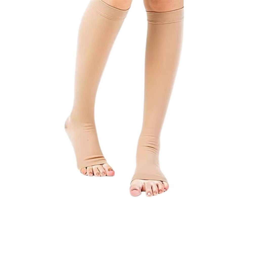 Bas de compression courts, classe 1 ou 2, noir ou naturel