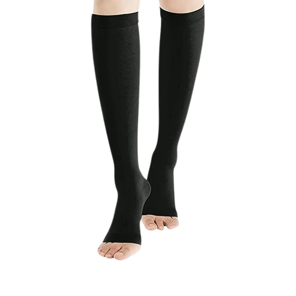 Bas de compression courts, classe 1 ou 2, noir ou naturel