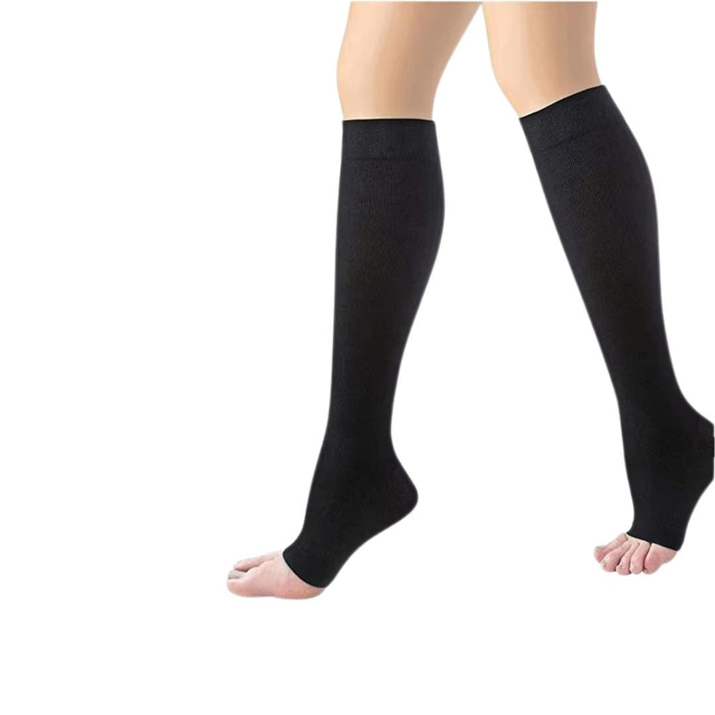 Bas de compression courts, classe 1 ou 2, noir ou naturel