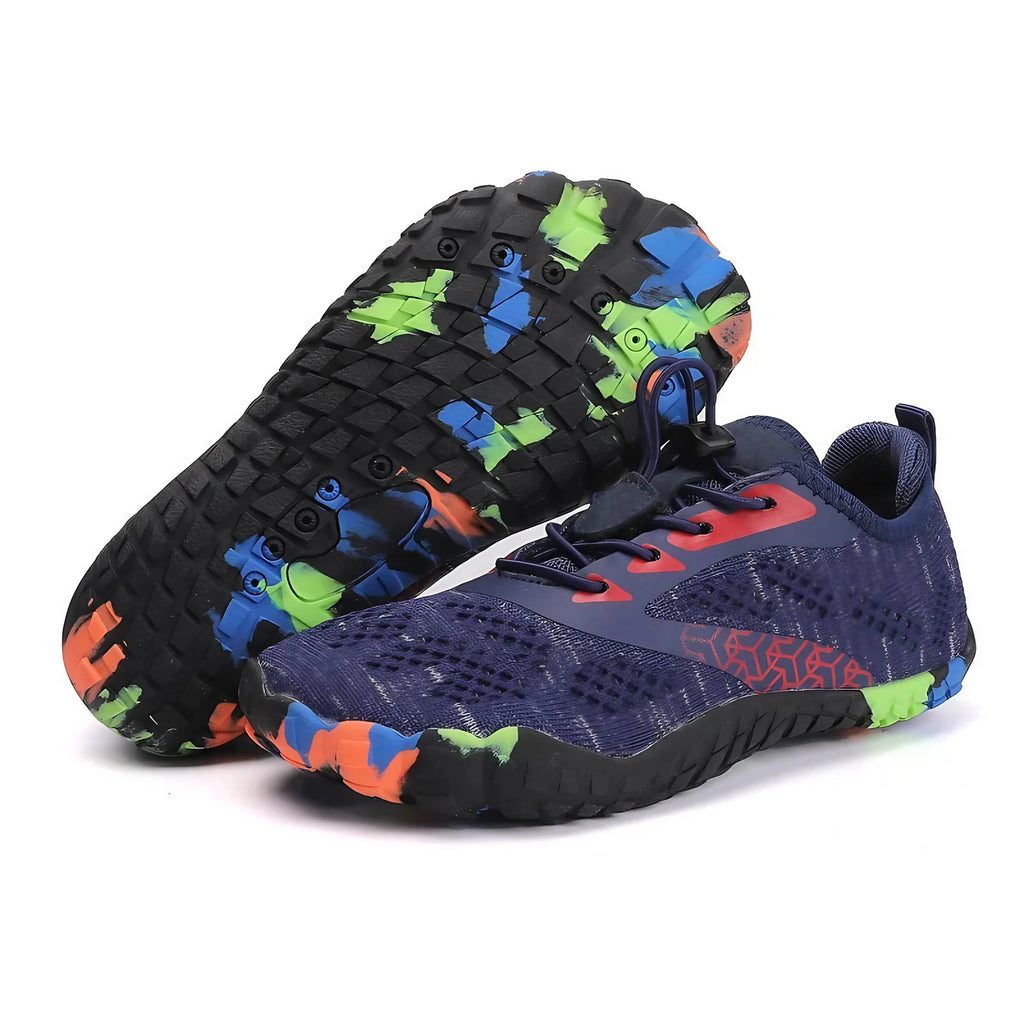 Chaussures aquatiques enfant à semelle drainante, du 24 au 35, azur