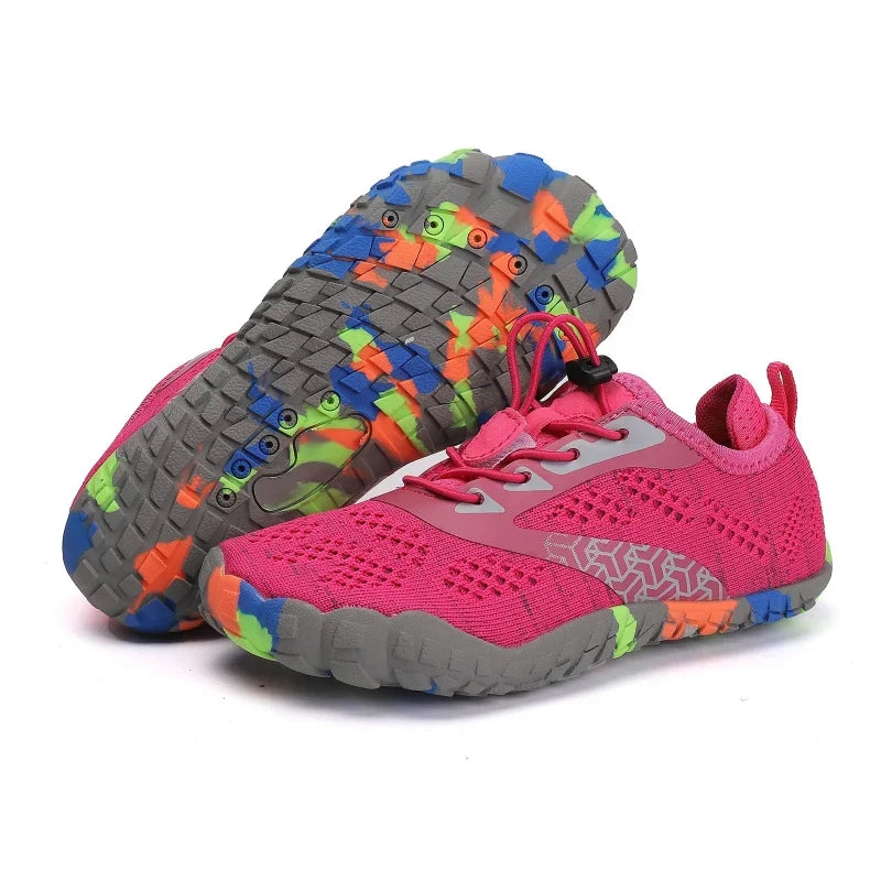 Chaussures aquatiques enfant à semelle drainante, du 24 au 35, rose