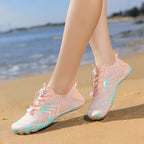 Chaussures aquatiques pieds nus mixtes, séchage rapide