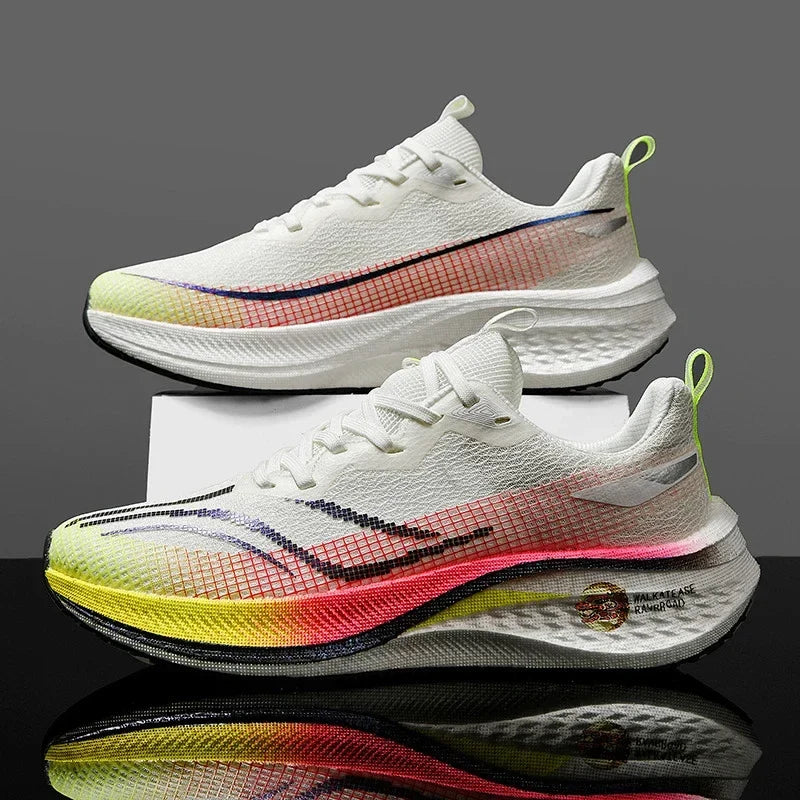 Baskets de sport légères mixtes, tige en mesh, du 35 au 45, blanc