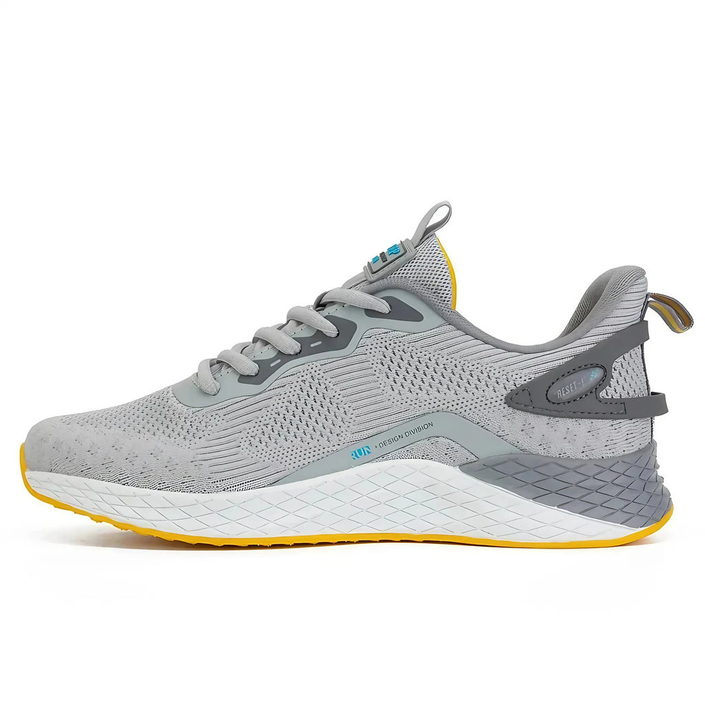 Baskets de course homme légères, semelle EVA, du 41 au 46, gris