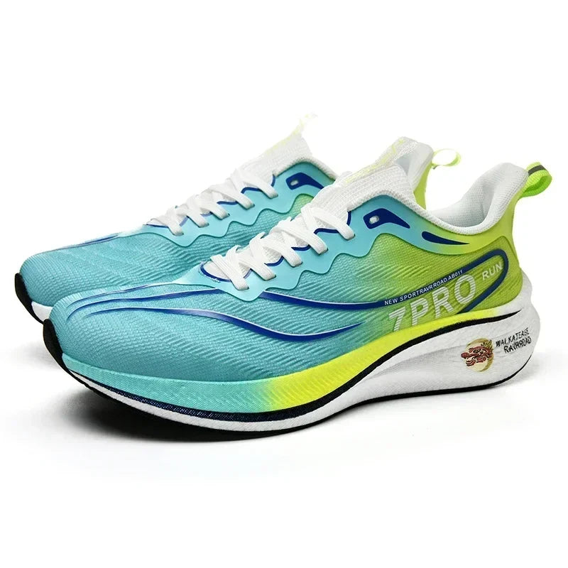 Baskets de running mixtes légères, tige aérée, semelle amortie