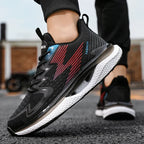 Baskets à plateforme homme en maille, semelle antidérapante