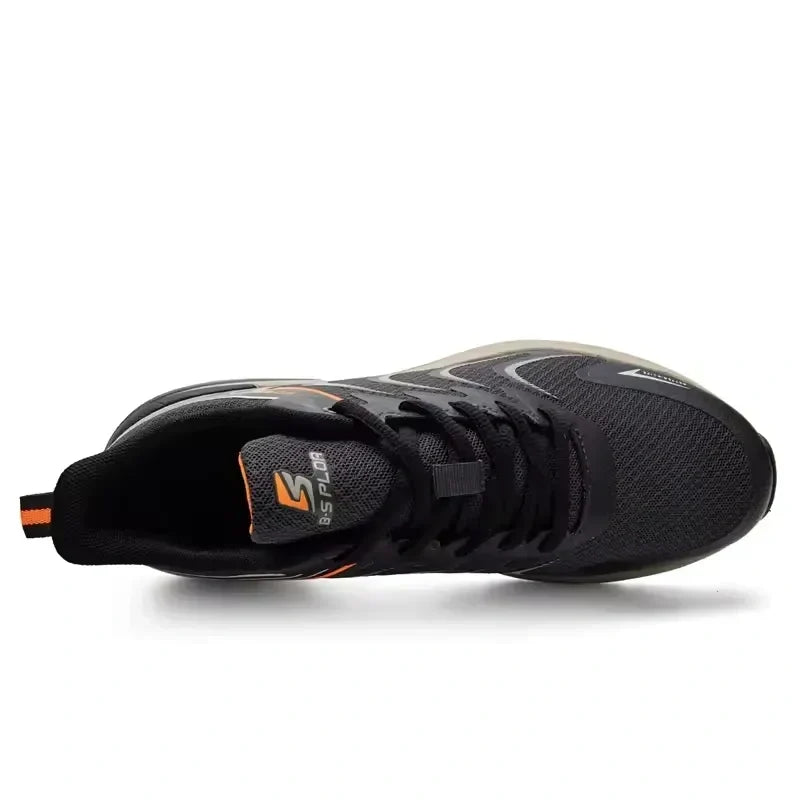 Baskets de running homme en maille, semelle en caoutchouc
