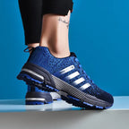 Chaussures de running mixtes en maille, semelle en caoutchouc