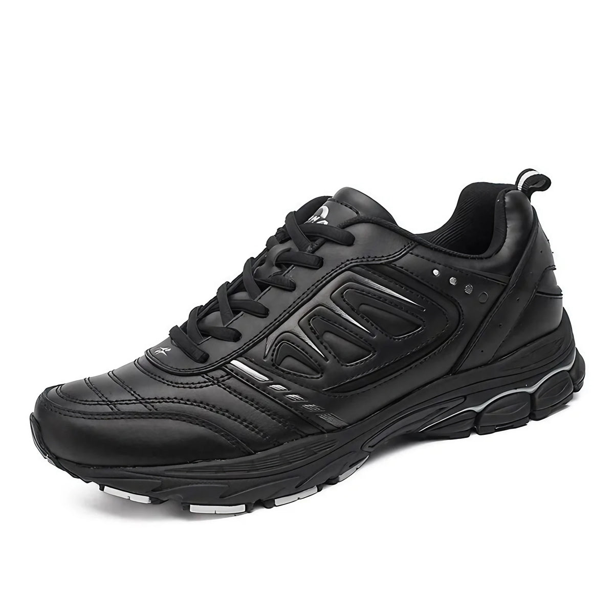 Baskets de sport homme en maille, semelle EVA et caoutchouc, noir