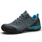 Baskets de sport homme respirantes et antidérapantes, bleu