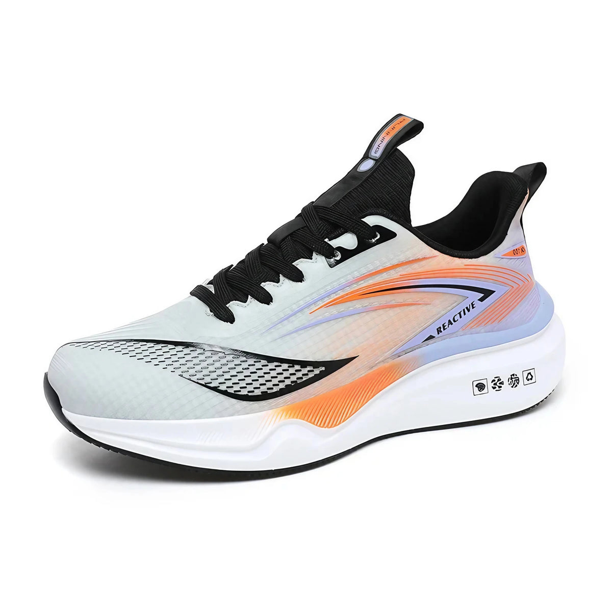 Baskets de sport homme en maille, semelle EVA, du 39 au 44, orange