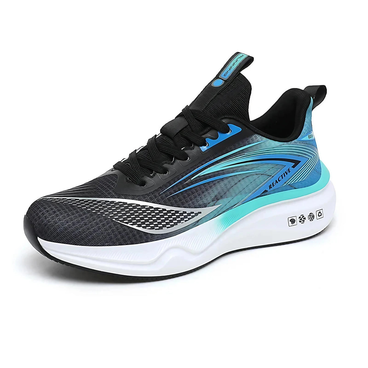 Baskets de sport homme en maille, semelle EVA, du 39 au 44, bleu