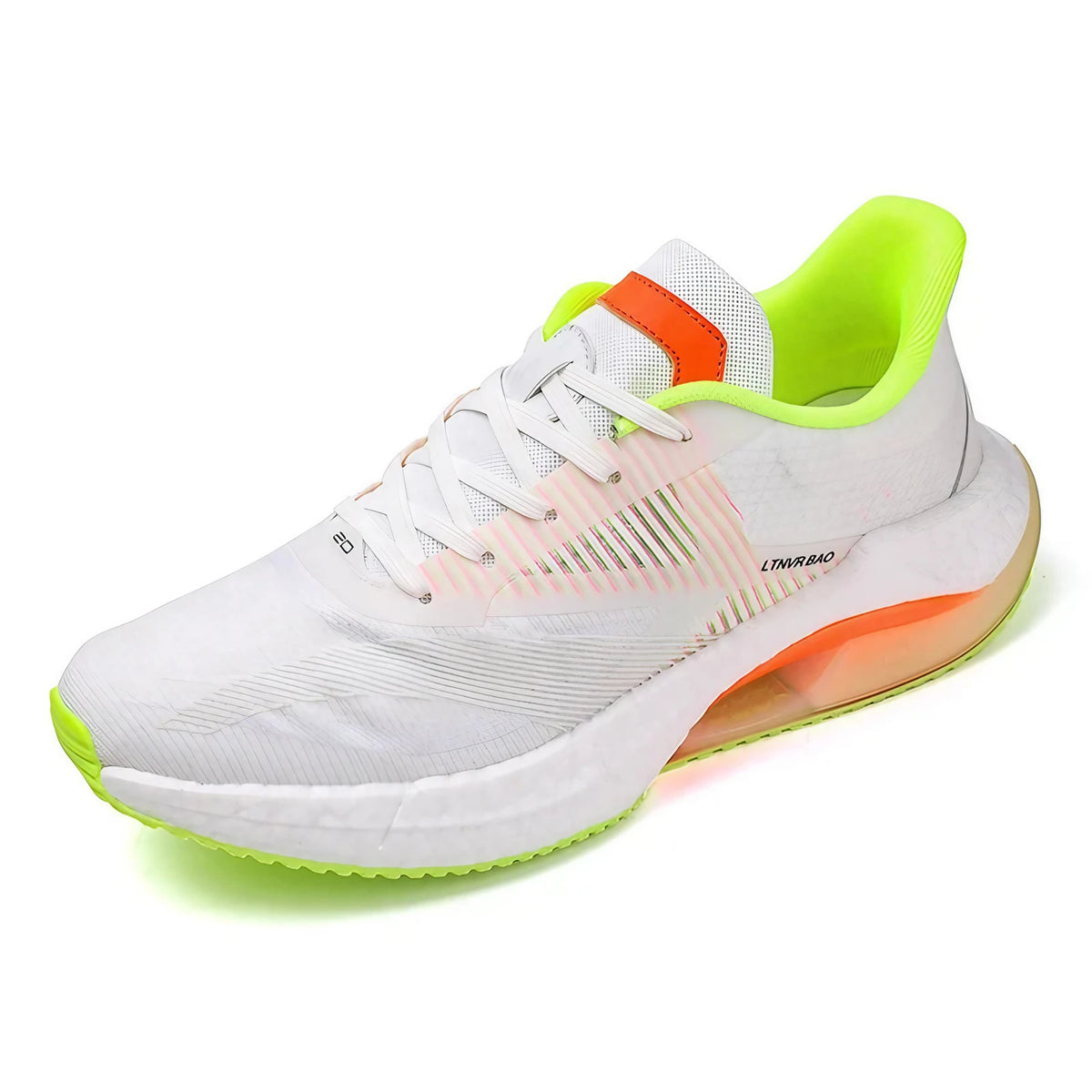 Baskets de sport mixtes en maille, semelle EVA et caoutchouc, blanc