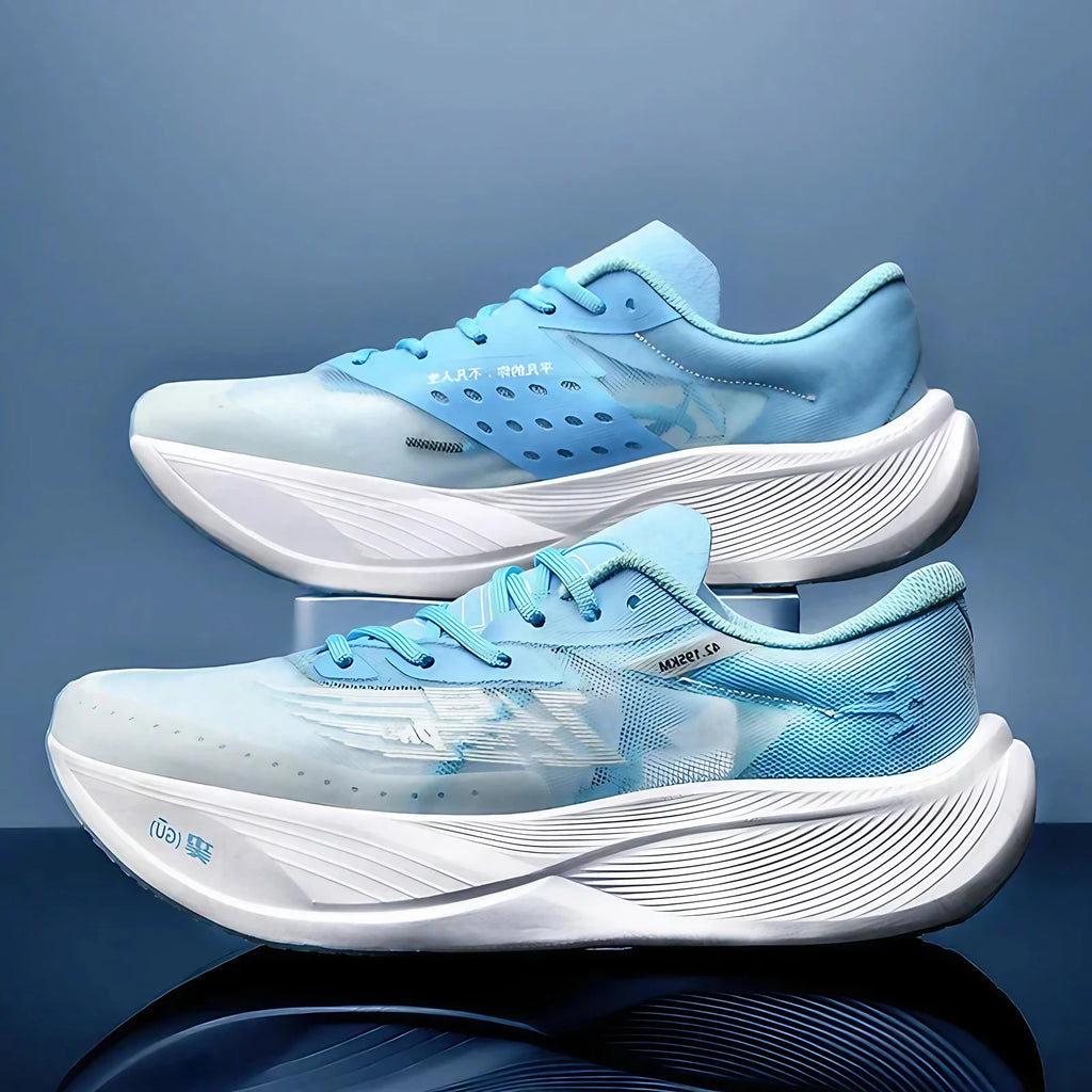Baskets de sport mixtes en mesh, semelle amortissante, 36 au 44, bleu